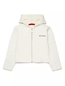 MAX&Co. Kids худи на молнии, белый