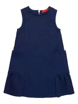 MAX&Co. Kids платье с оборками, синий