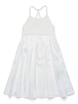 MAX&Co. Kids платье со складками, белый
