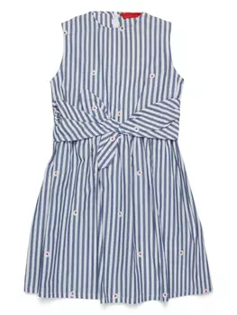 MAX&Co. Kids платье в полоску, синий