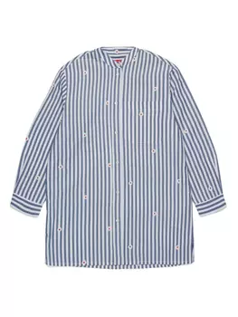 MAX&Co. Kids рубашка в полоску, белый