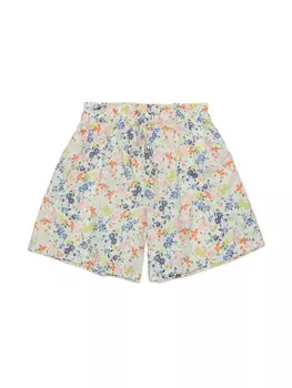 MAX&Co. Kids шорты с цветочным принтом, белый