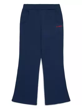 MAX&Co. Kids спортивные брюки с вышитым логотипом, синий