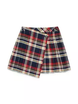 MAX&Co. Kids юбка в клетку, синий