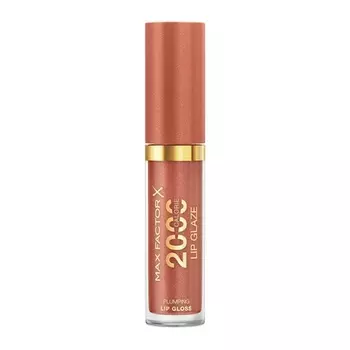 Max Factor 2000 Calorie Lip Glaze Цветной глянцевый блеск для губ с эффектом объема, питательный комплекс с гиалуроновой кислотой и скваланом, веганский Fb. 170 Нектарный пунш 4,4 мл