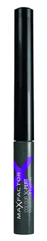 Max Factor Colour X-pert Waterproof Подводка для глаз, 02 Metallic Anthracite