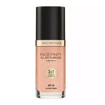 Max Factor Facefinity All Day Flawless 3 в 1 Жидкая тональная основа 32 Светло-бежевый 30 мл