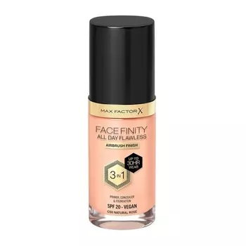 Max Factor Facefinity All Day Flawless Makeup 50 Natural Rose (50 оттенков натуральной розы)