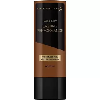 Max Factor, Facefinity Lasting Performance, жидкая основа для длительного эффекта, оттенок 140 какао, 35 мл