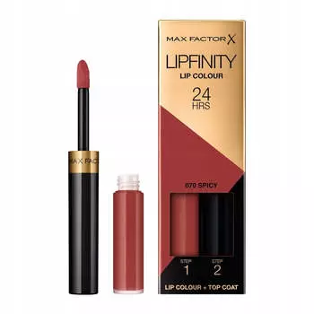 Max Factor Lipfinity Lip Color двухфазная жидкая помада со стойким эффектом 070 Spicy