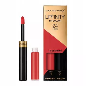 Max Factor Lipfinity Lip Color двухфазная жидкая помада со стойким эффектом 140 Charming