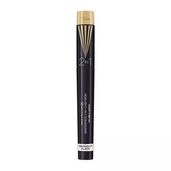 Max Factor Masterpiece 2in1 Lash WOW Тушь для ресниц Midnight Black 7мл