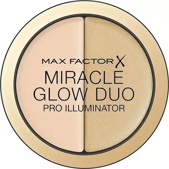 Max Factor Miracle Glow Duo Highlighter Light 10 Пудра — золото и роза