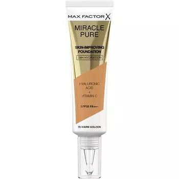 Max Factor Miracle Pure Foundation Warm Golden 76 30мл