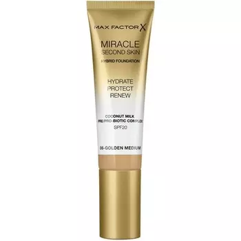 Max Factor Miracle Second Skin Увлажняющая основа Golden Medium 30 мл