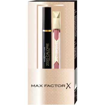 Max Factor набор: тушь, 9 мл + блеск для губ 05, 3,8 мл