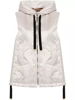 Max Mara дутый жилет Greengo, нейтральный цвет