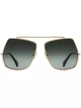 Max Mara Eyewear солнцезащитные очки Elsa Petite, золотой