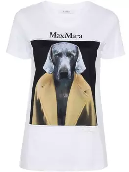 Max Mara футболка Cipria, белый