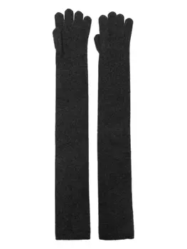 Max Mara кашемировые перчатки, серый
