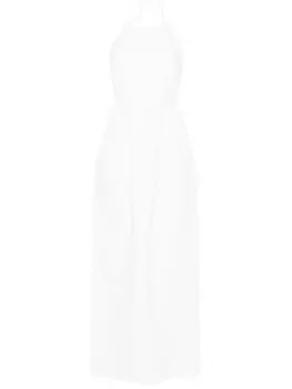 Max Mara платье макси Europa из канваса, белый