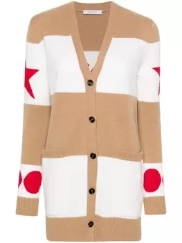 Max Mara полосатый кардиган Valido с узором 1951, белый