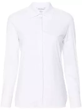 Max Mara поплиновая рубашка Knut, белый