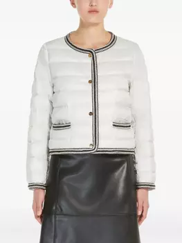 Max Mara стеганая куртка Kate, серый