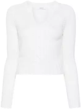 Max Mara свитер Cancan, белый