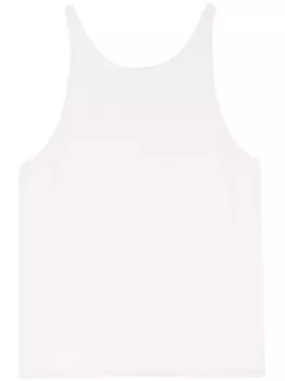 Max Mara трикотажный топ с U-образным вырезом, серый