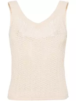 Max Mara трикотажный топ, серый