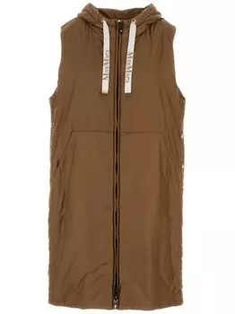 Max Mara жилет Грингиль, коричневый