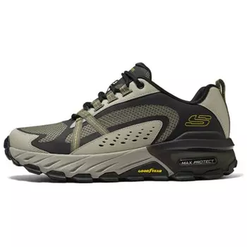 Max Protect Outdoor Performance Shoes Men Low-top Hemp/Black/Summit White/Hemp Skechers