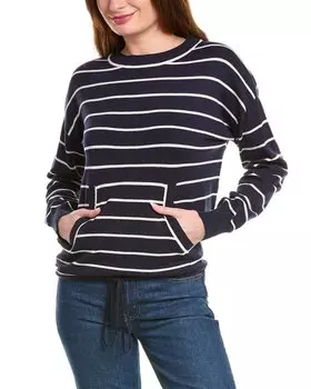 Max Studio Пуловер Свитер Свитшот, темно-синий