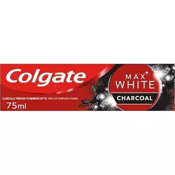 Max White Отбеливающая зубная паста с углем 75 мл, Colgate