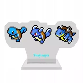 Макси-фигурка Покемон Сквиртл Коллекционная Пиксель Plexido