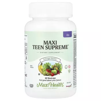 Maxi Health, Maxi Teen Supreme , для детей, 60 капсул