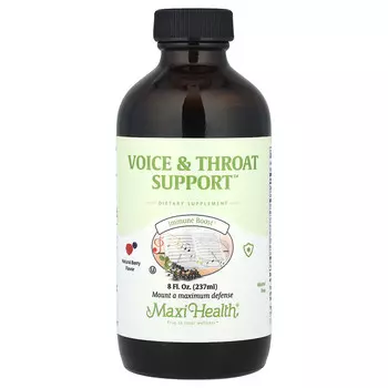 Maxi Health, Voice & Throat Support , натуральные ягоды, 237 мл (8 жидк. Унций)