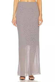 Макси-Юбка от марианны эстель L'Academie, серый