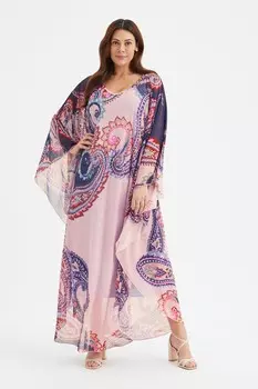 Макси кафтан Scarlett & Jo, синий