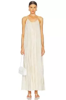 Макси-платье Aida Anine Bing, oat mushroom print