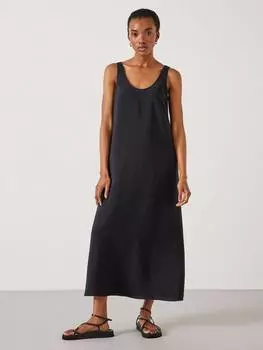 Макси-платье без рукавов с глубоким вырезом sophie HUSH, черный