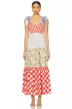 Макси-платье Bluebell от Free People, cherry combo