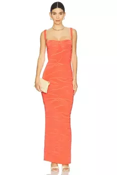 Макси-платье Ezra Superdown, red