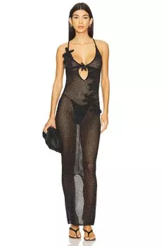 Макси-платье Hilsa Bananhot, knitted black