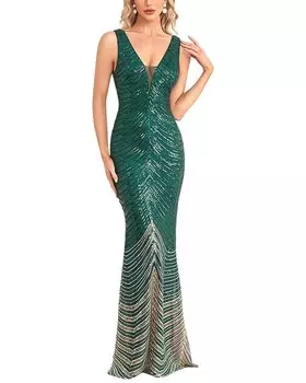 Макси-платье Luna Tuccini, зеленый