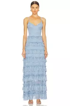Maxi-платье Marina от Ow Collection, ash blue