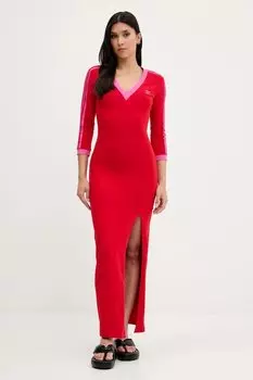 Макси-платье Maxi Dress V Adidas Originals, красный