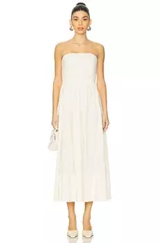Макси-платье на корсете Weworewhat, ivory