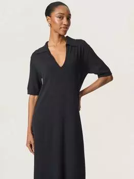 Макси-платье поло spina Soaked In Luxury, черный